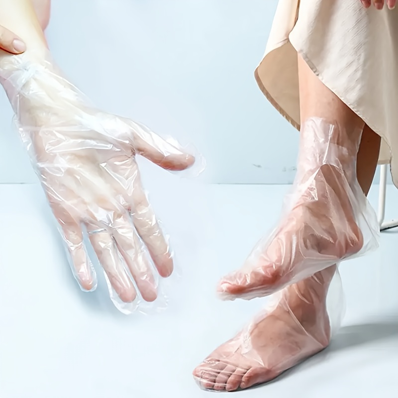 Disposable Gloves Nitrile - 200pcs Set (100 Hand Masks +