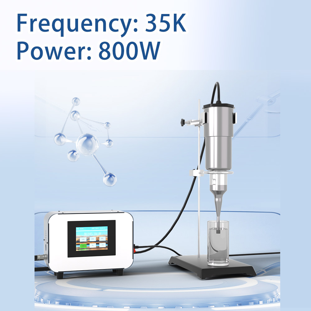 Ultrasonic Cleaner Lab - 35KHz Lab Ultrasonic Emulsifier Processor Extractor