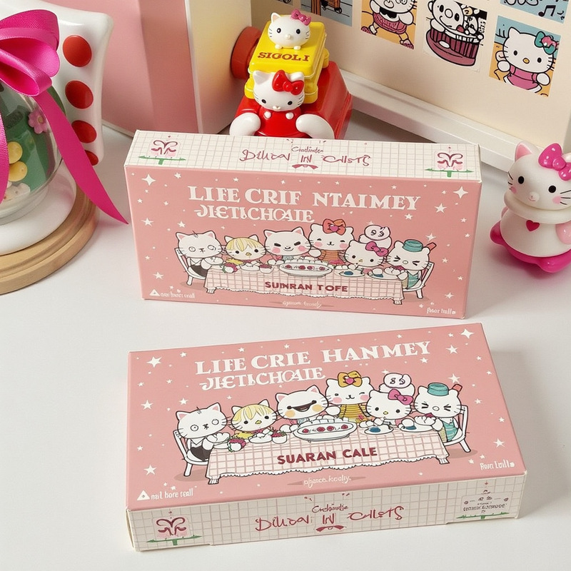 Disposable Gloves Nitrile - Hello Kitty Disposable Gloves Cute Food-Grade