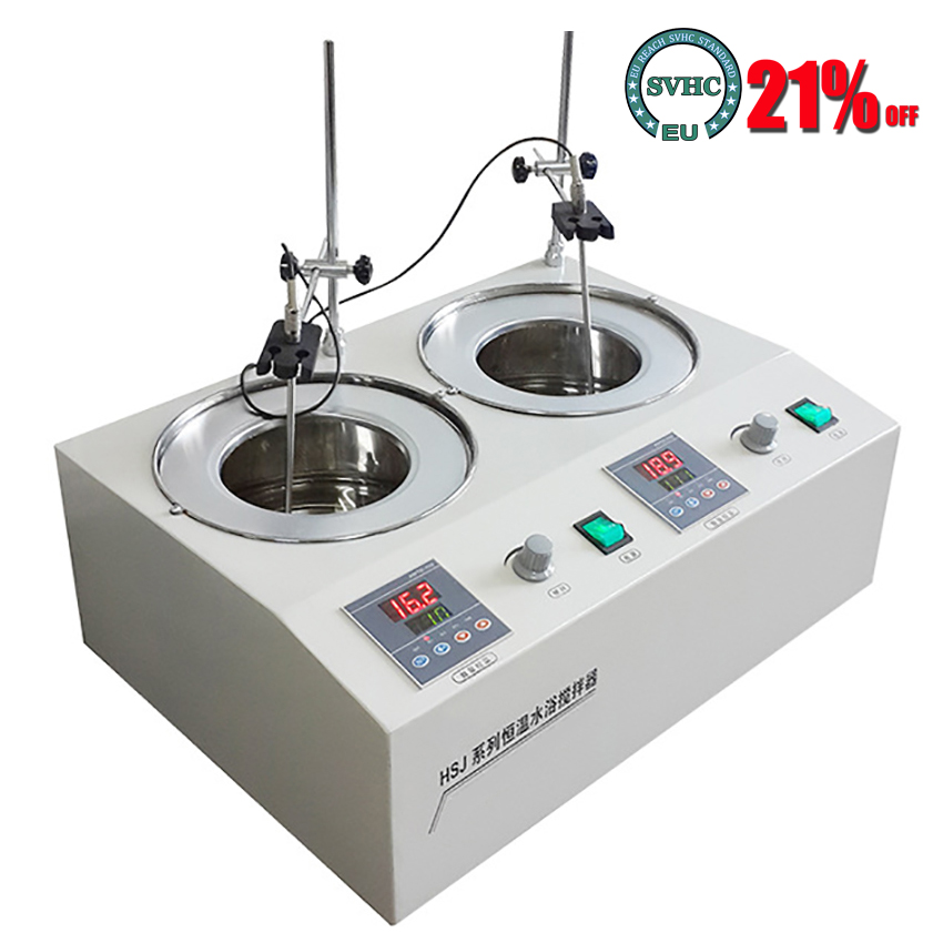 Water Bath Laboratory - Heat Collecting Magnetic Stirrer Mixer 2-Hole