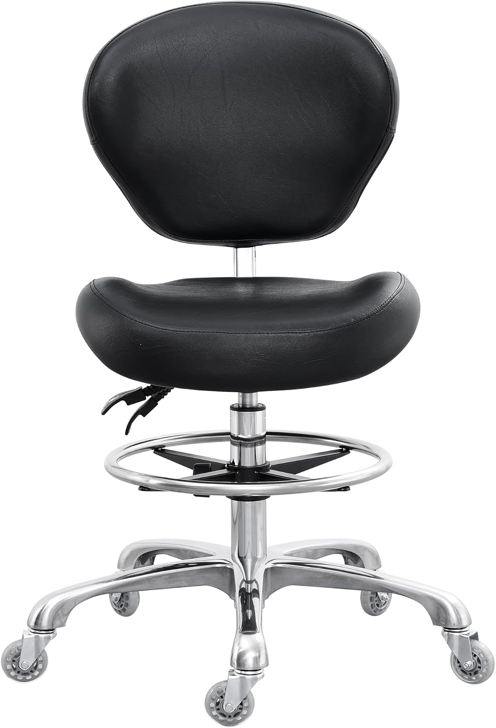 Medical Lab Chair - Drafting Chair With Back Support Adjustable