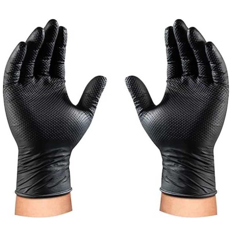 8Mil Heavy Duty Black Nitrile  - Disposable Gloves Nitrile ulasan dan harga