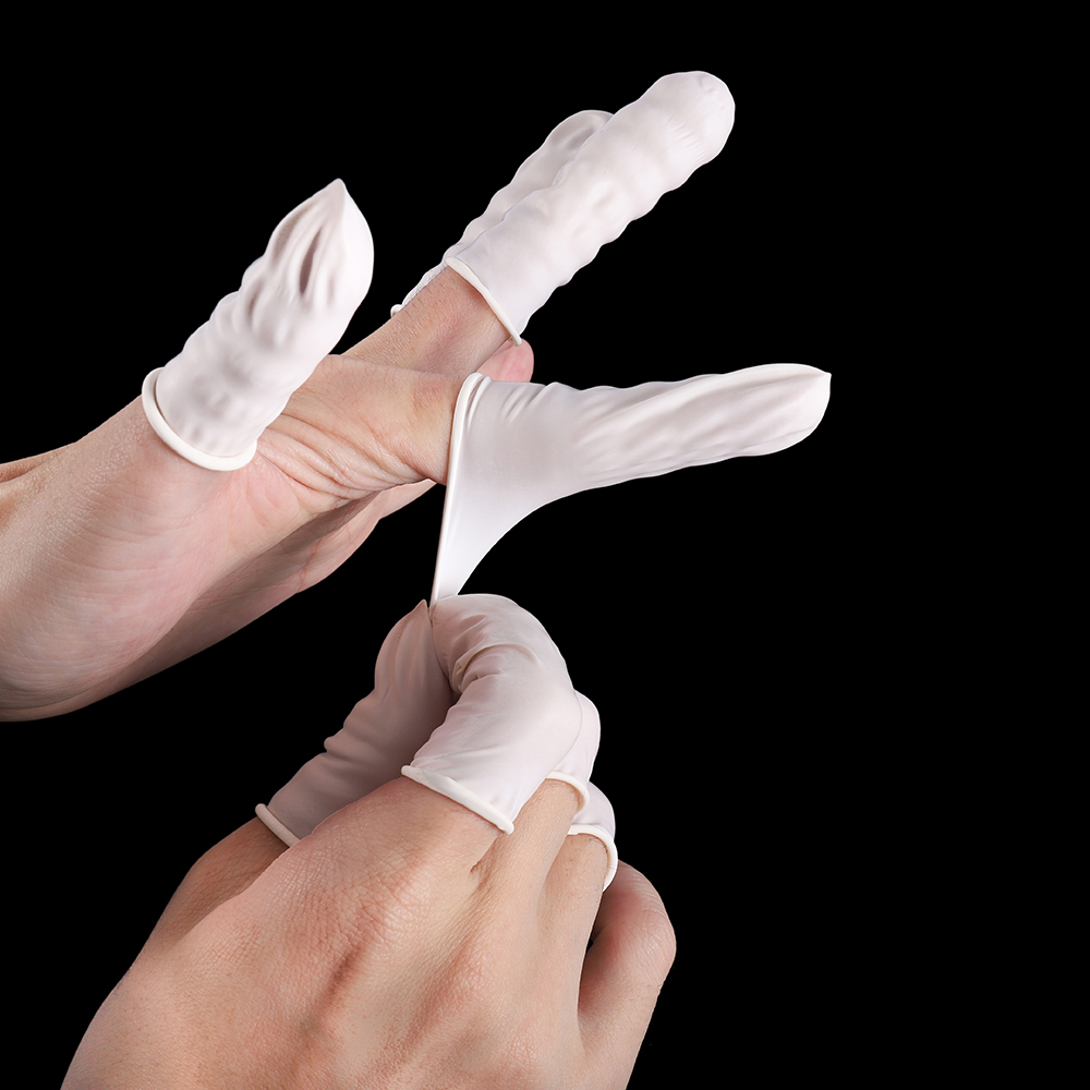 50/100 Pcs White Disposable Fi - Disposable Gloves Nitrile ulasan dan harga