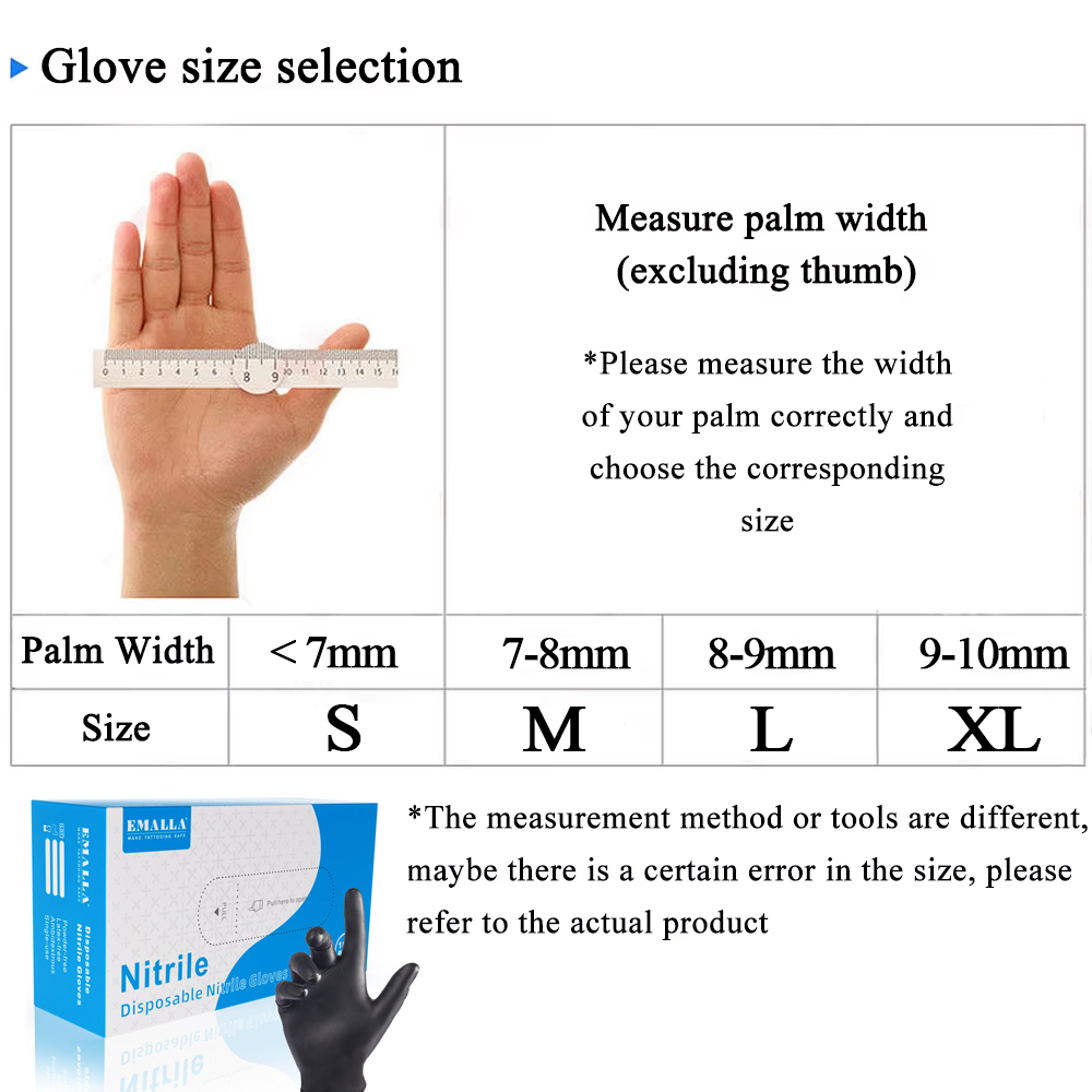 100/50/10PCS Disposable Nitril - Disposable Gloves Nitrile ulasan dan harga