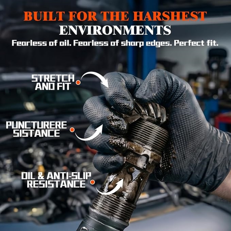 8 Mil Heavy Duty Industrial Or - Disposable Gloves Nitrile ulasan dan harga