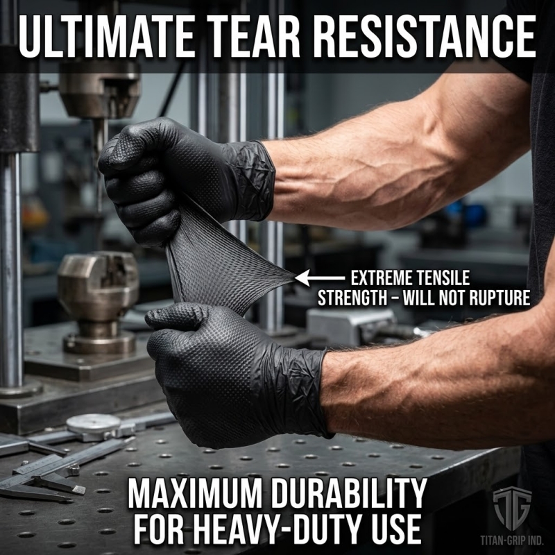 Heavy Duty Black Industrial Ni - Disposable Gloves Nitrile ulasan dan harga
