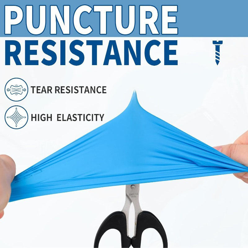 100PCS Blue Nitrile Disposable - Disposable Gloves Nitrile ulasan dan harga