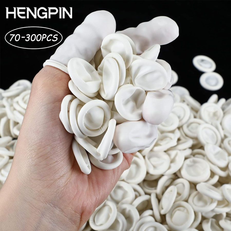 HENGPIN 70/300pcs Fingertips P - Disposable Gloves Nitrile ulasan dan harga