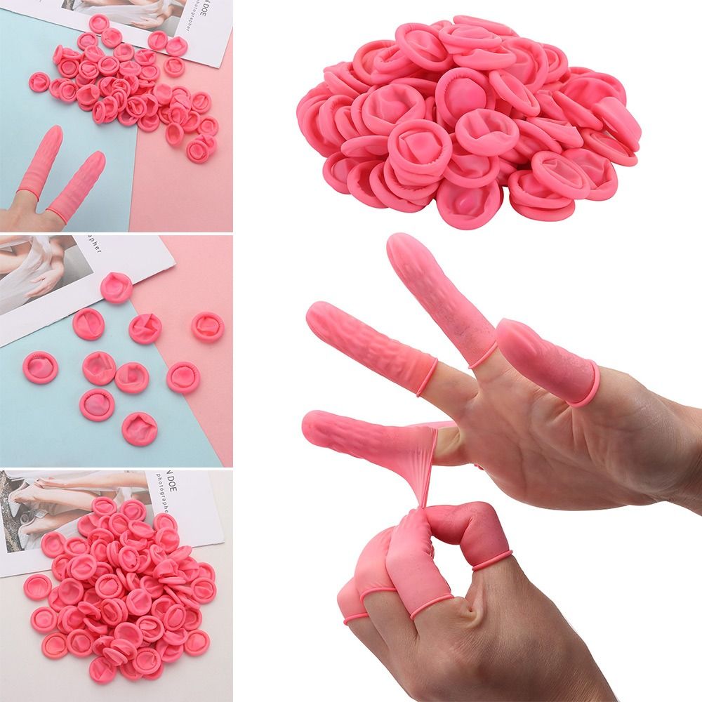 100/300PCS Natural Disposable  - Disposable Gloves Nitrile ulasan dan harga