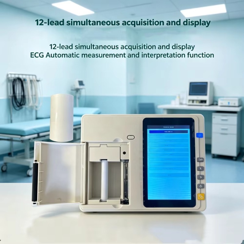 Portable 12 Lead 3/6/12 Channe - Ekg Ecg Machine Portable ulasan dan harga