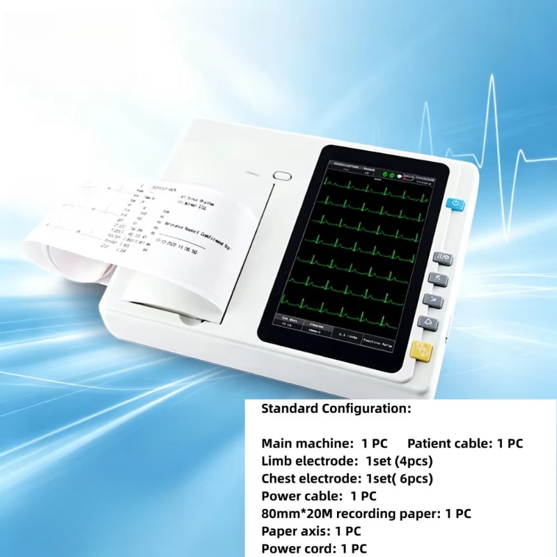 Portable 12 Lead 3/6/12 Channe - Ekg Ecg Machine Portable ulasan dan harga