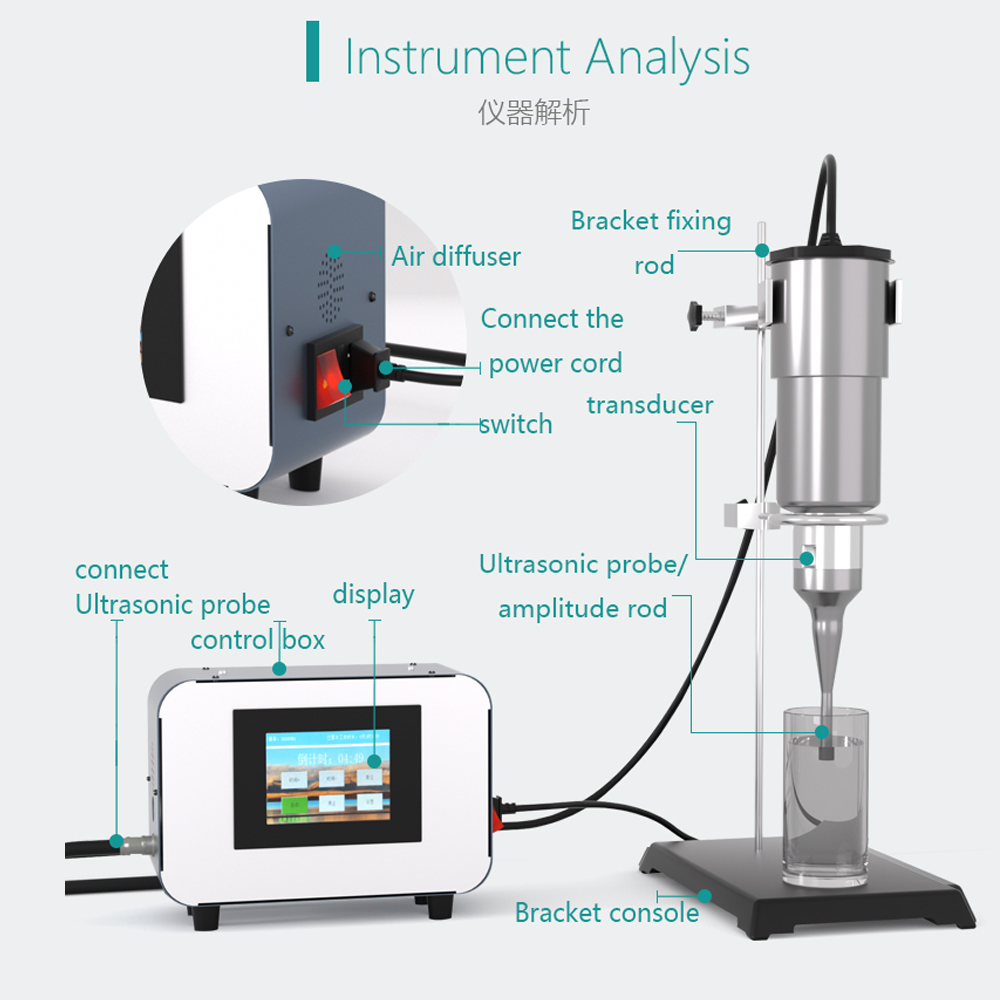 35KHz Lab Ultrasonic Emulsifie - Ultrasonic Cleaner Lab ulasan dan harga