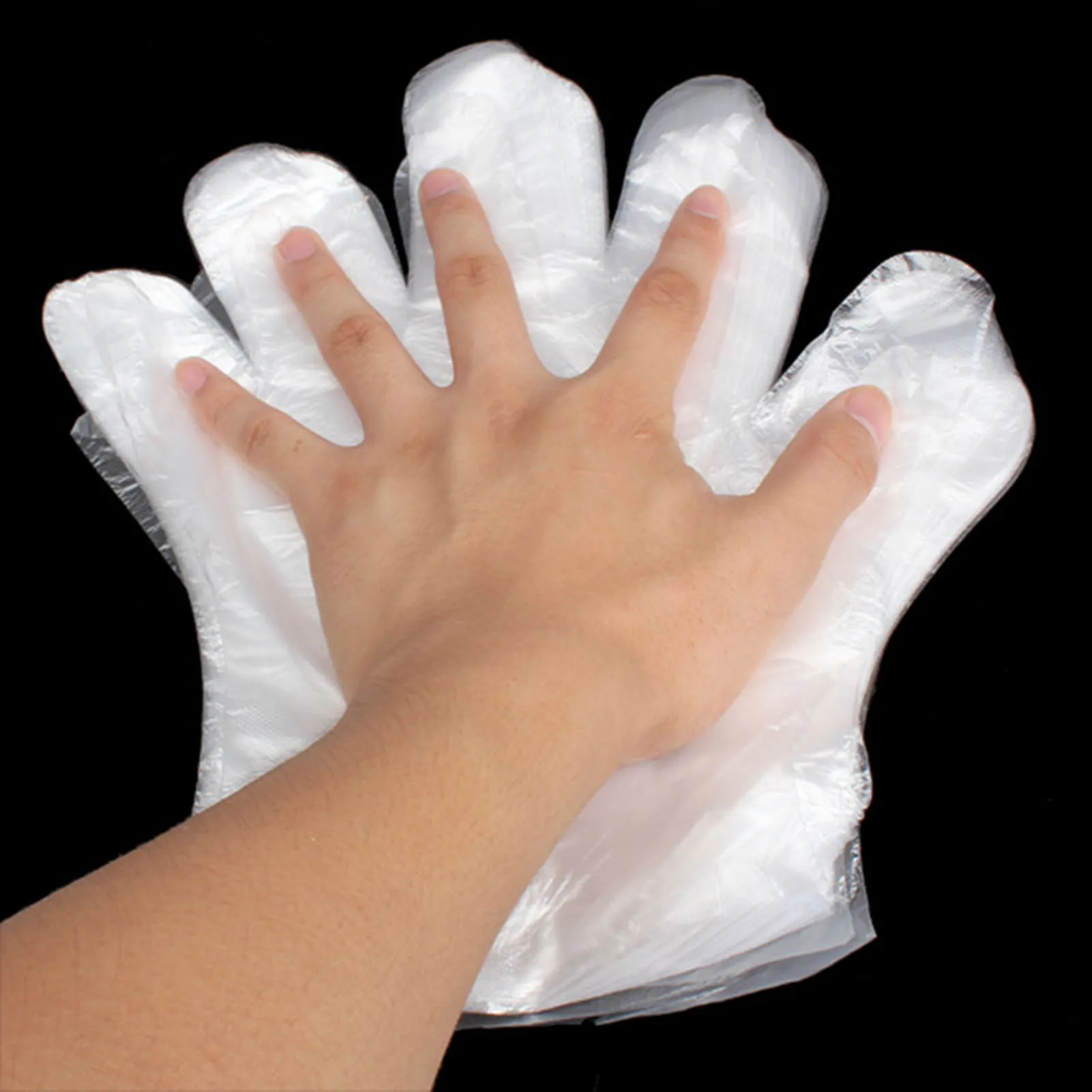 Wholesale 100pcs Plastic Dispo - Disposable Gloves Nitrile ulasan dan harga