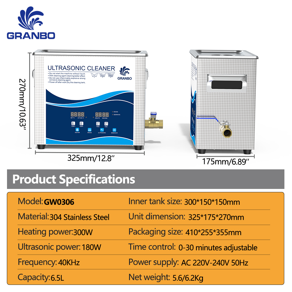 6.5L Ultrasonic Cleaner 40KHz  - Ultrasonic Cleaner Lab ulasan dan harga