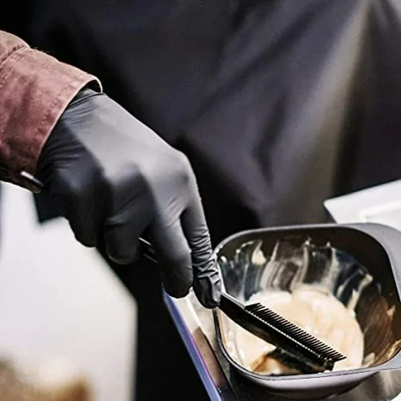 Black Nitrile Gloves Disposabl - Disposable Gloves Nitrile ulasan dan harga