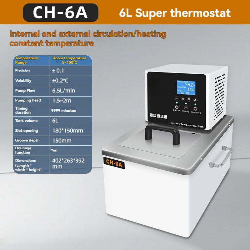 CH-6B 6L Low Temperature Therm - Water Bath Laboratory ulasan dan harga