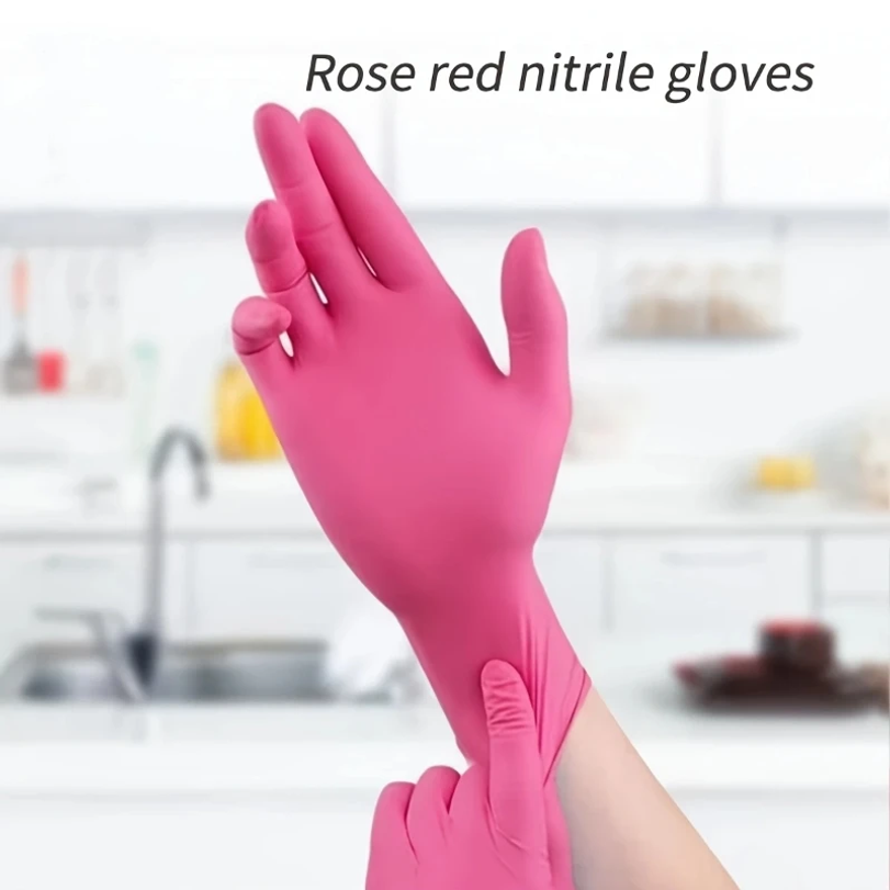 Fuchsia Nitrile Disposable Glo - Disposable Gloves Nitrile ulasan dan harga