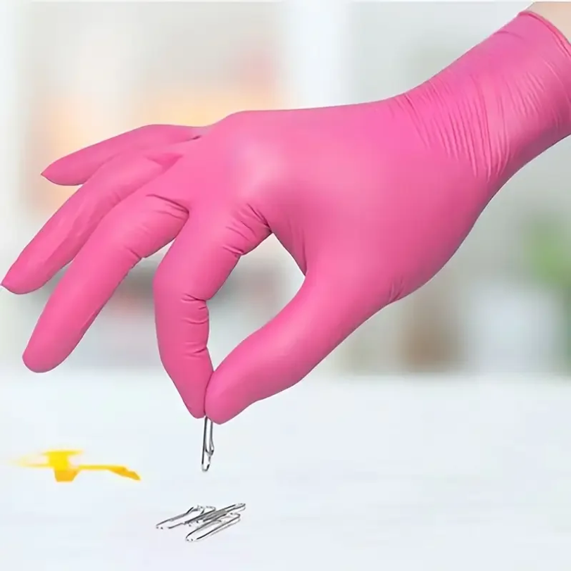 Fuchsia Nitrile Disposable Glo - Disposable Gloves Nitrile ulasan dan harga