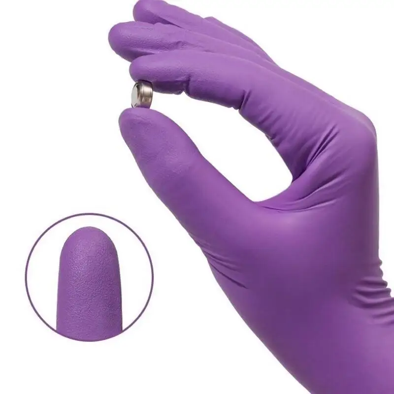 50/100PCS Violet Nitrile Glove - Disposable Gloves Nitrile ulasan dan harga