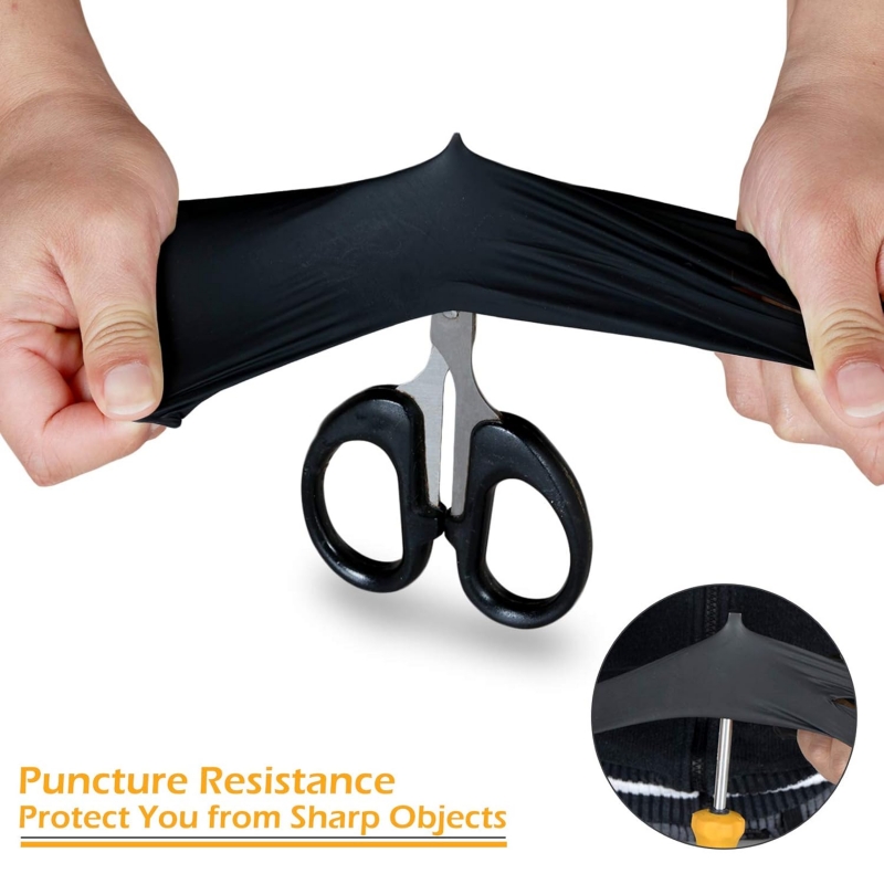 100PCS Black Nitrile Gloves Di - Disposable Gloves Nitrile ulasan dan harga