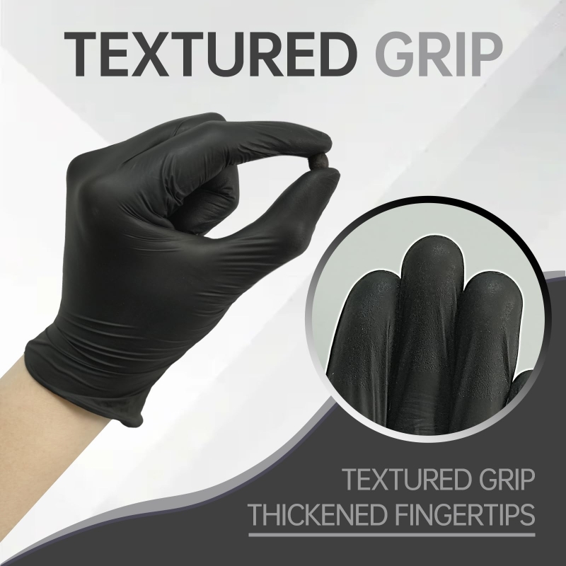 100PCS Black Nitrile Gloves Di - Disposable Gloves Nitrile ulasan dan harga