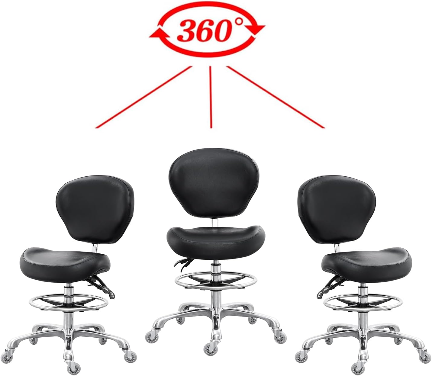 Drafting Chair With Back Suppo - Medical Lab Chair ulasan dan harga