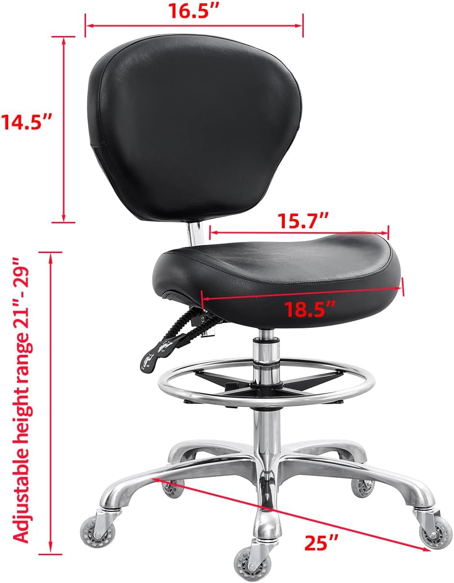 Drafting Chair With Back Suppo - Medical Lab Chair ulasan dan harga